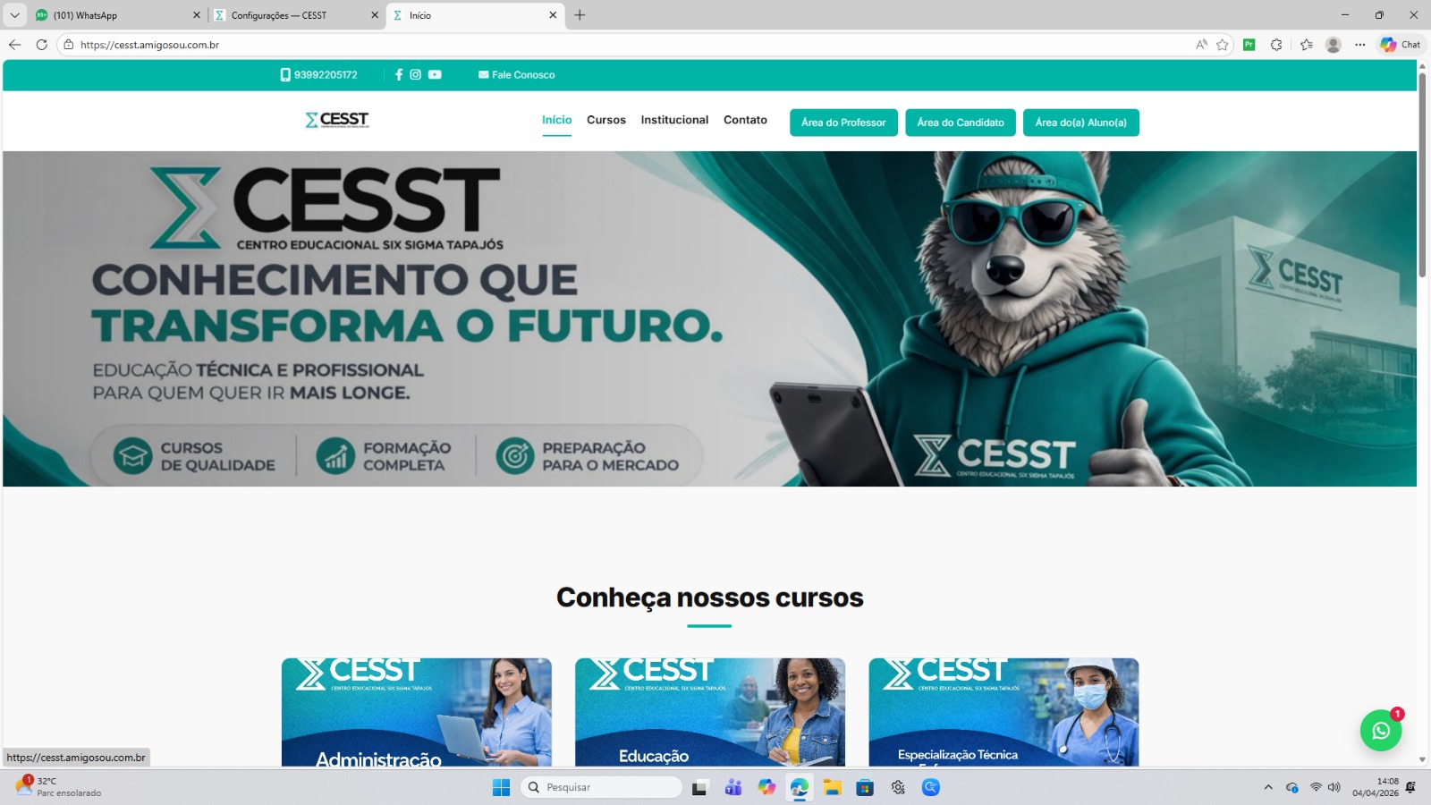 CESST anuncia lançamento do seu site oficial
